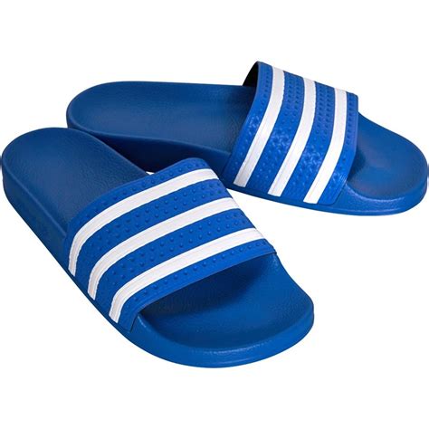 adidas blauw slipper|Women's Adidas Slippers .